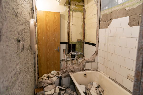 Shower Tile Demolition in Poulsbo