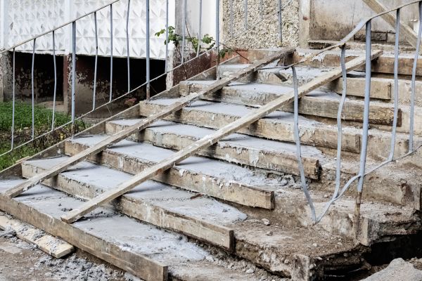 Staircase Demolition in Poulsbo
